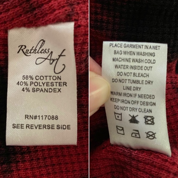 Ruthless Art Embroidered Rhinestone Embellished Black Hoodie Medium - Picture 17 of 17